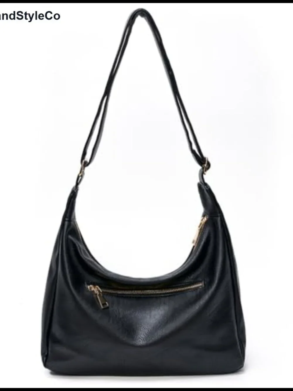 Women's Soft Vegan Leather Slouchy Hobo Bag Shoulder Purse